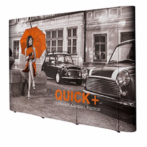 PopUp Faltdisplay Quick 3x3 gerade - modularedisplays.com